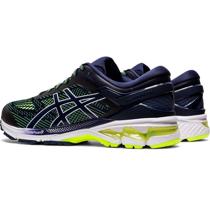 Tenis Asics Hombre Gel-Kayano 26 Peacoat Safety Yellow 1011A541403