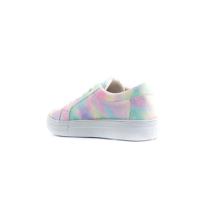 Tenis Tie Dye Dama Mujer Urbano Cómodo Casual Colores