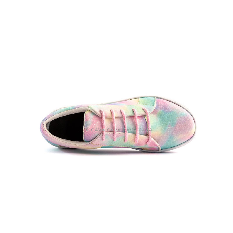 Tenis Tie Dye Dama Mujer Urbano Cómodo Casual Colores