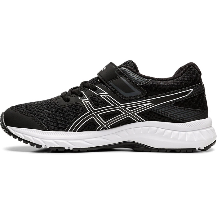 Tenis Asics Niño Contend 6 Preescolar Runing Negro1014A087001