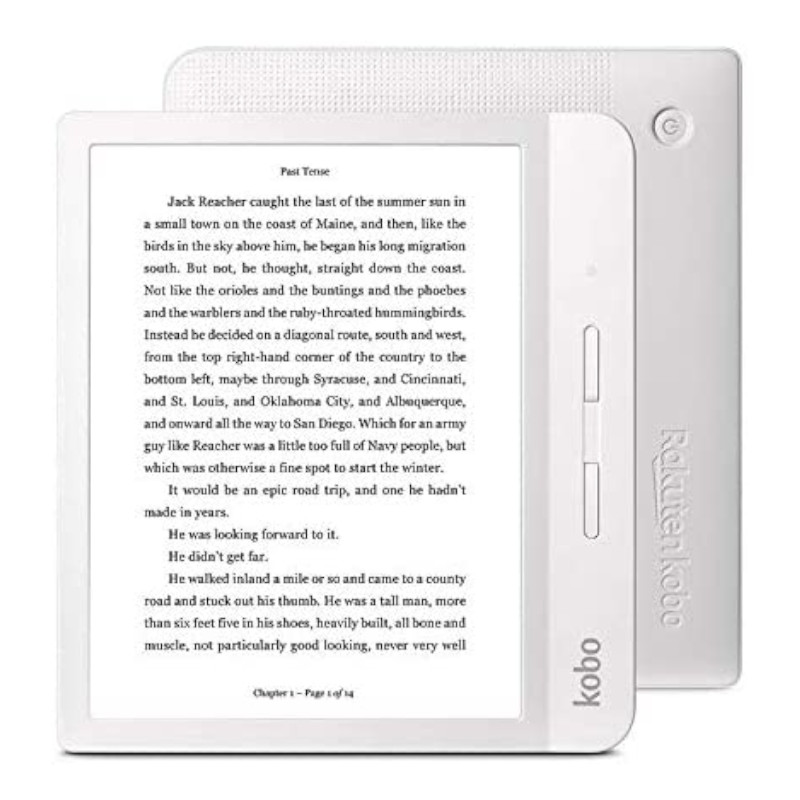 Ereader Kobo Libra H2o 7, Lector Ebook Rakuten, 8 Gb, Blanco