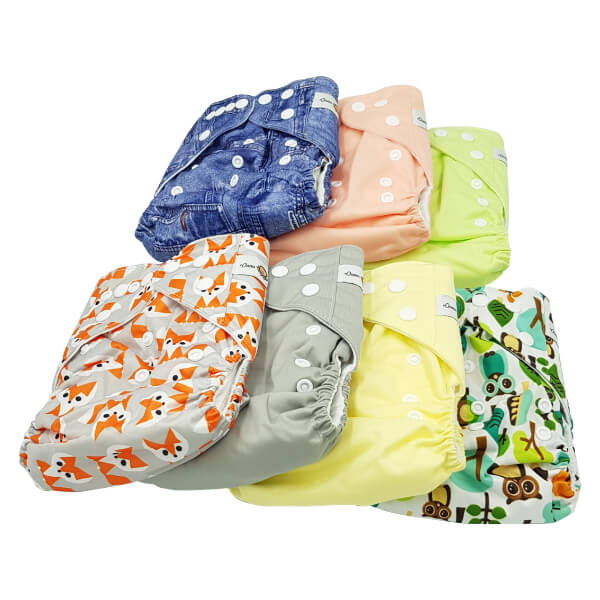 Paquete De Pañales Ecologicos De Tela Dana Banana