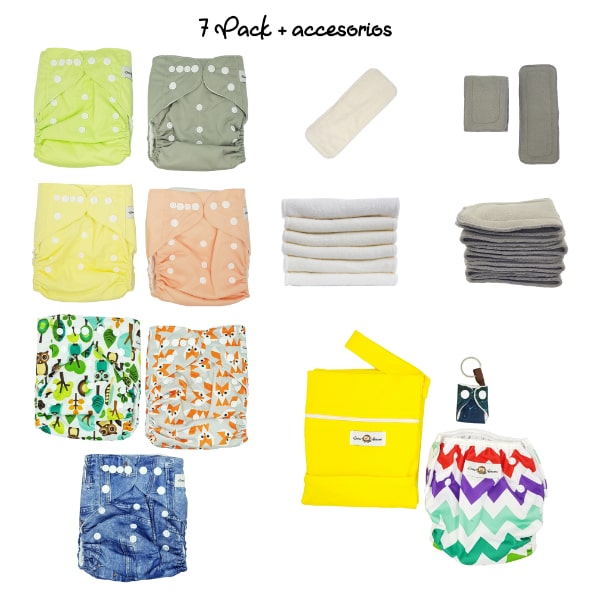 Paquete De Pañales Ecologicos De Tela Dana Banana