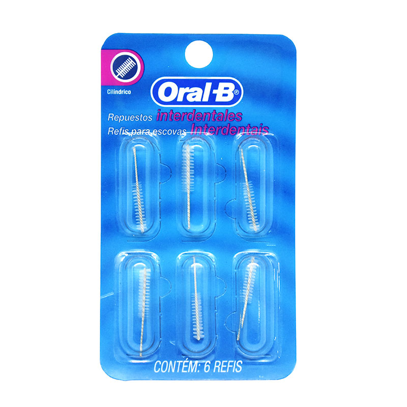 Repuestos interdentales Oral b Cónicos cepillo bracekts