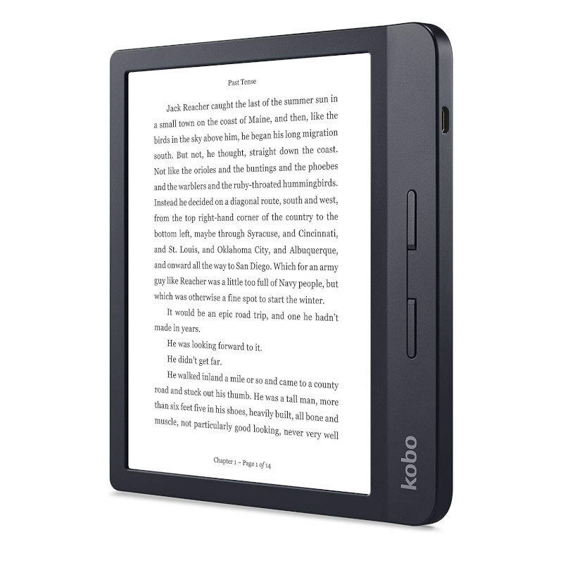 Ereader Kobo Libra H2o 7, Lector Ebooks Rakuten, 8 Gb, Negro