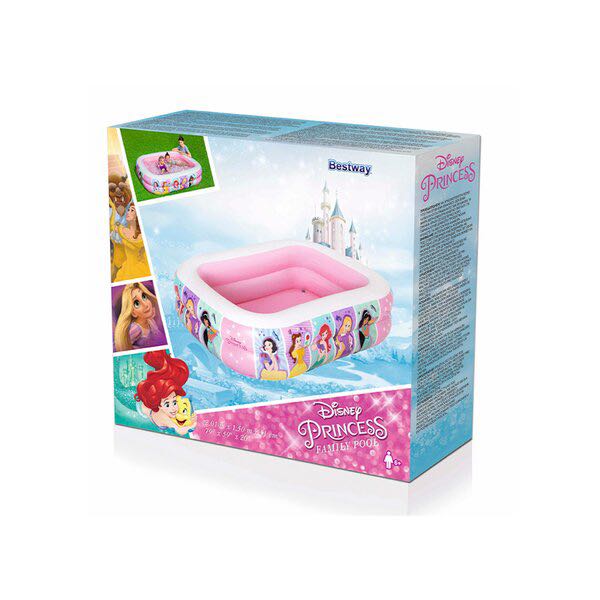 Alberca Inflable Rectangular Infantil 150 x 201 cm De Princesas Para Niñas 450 L Bestway