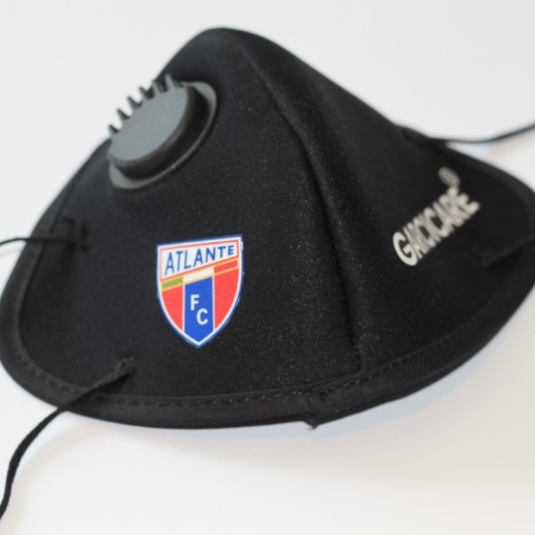 5 Cubrebocas de tela con escudo del Atlante 