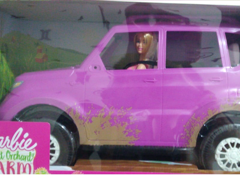 Barbie Camioneta Viaje de Hermanas Estate Rosa