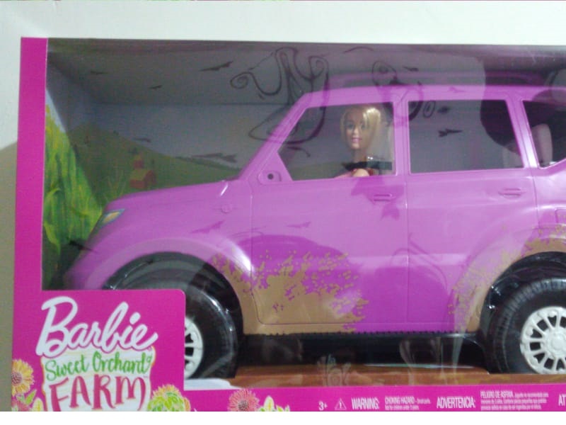 Barbie Camioneta Viaje de Hermanas Estate Rosa