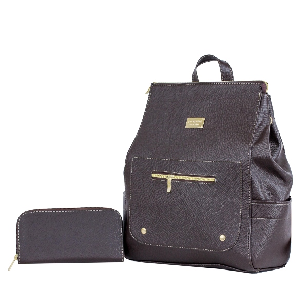 Mochila Cartera Fana Damiana Café