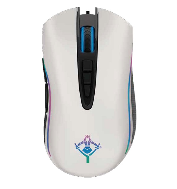 Mouse Gamer Yeyian Gram Series 2000, Blanco, 10K DPI. 66IPS, 1MS