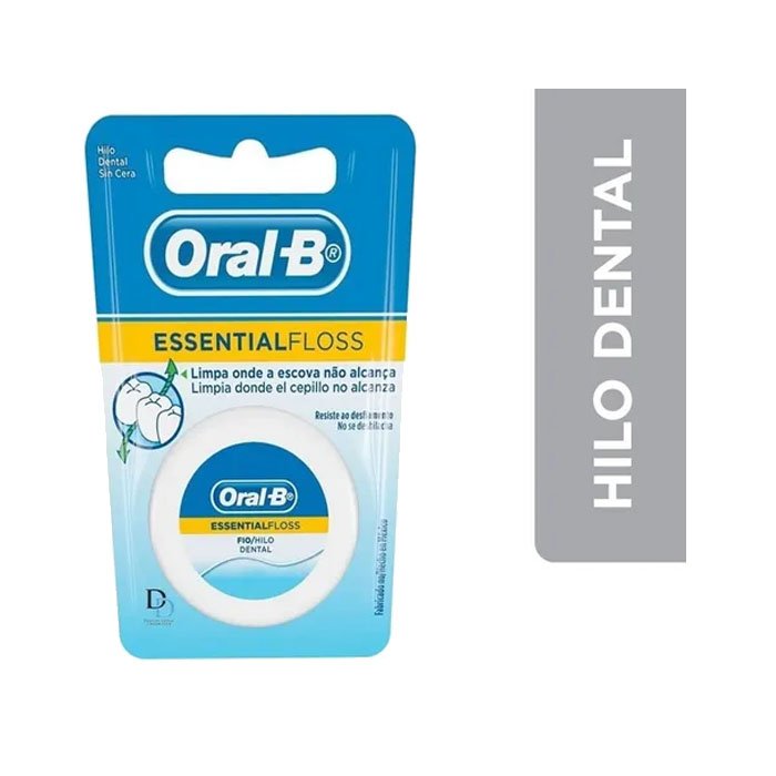 Hilo Dental Essential Floss Oral-b Con Cera 50m.
