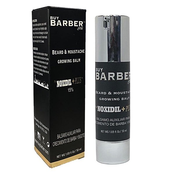 BuyBarber.com Bálsamo Auxiliar para el Crecimiento de Barba y Bigote con ProNoxidil+Plus