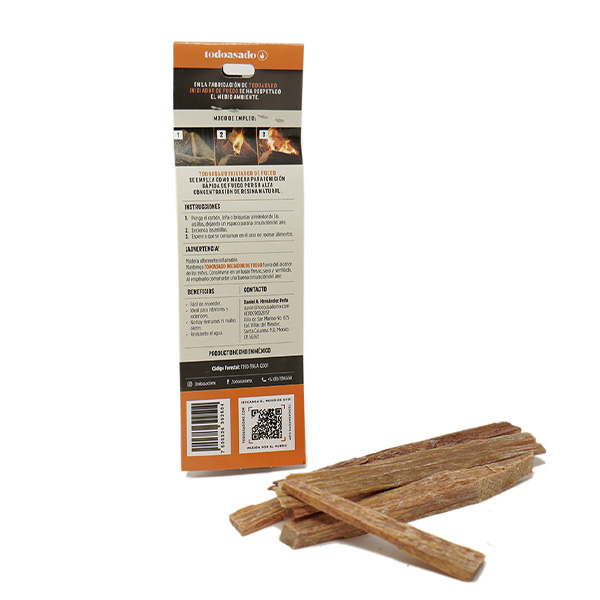 Ocote, iniciador de fuego 50 gramos, 10 Pack