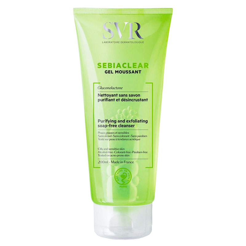 Svr Sebiaclear Gel Moussant 200 Ml *dermolimpiador *purificante *exfoliante *anti-acné