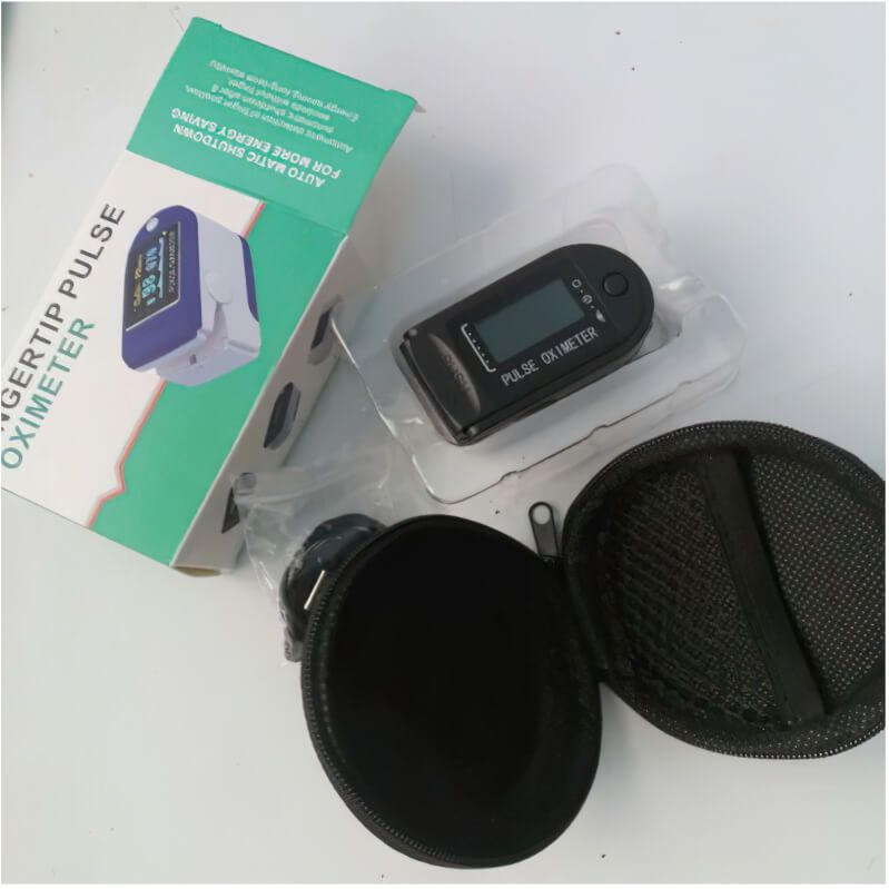 Oxímetro de pulso portátil pantalla OLED (Azul) Hospitalario, Hogar y Deportivo