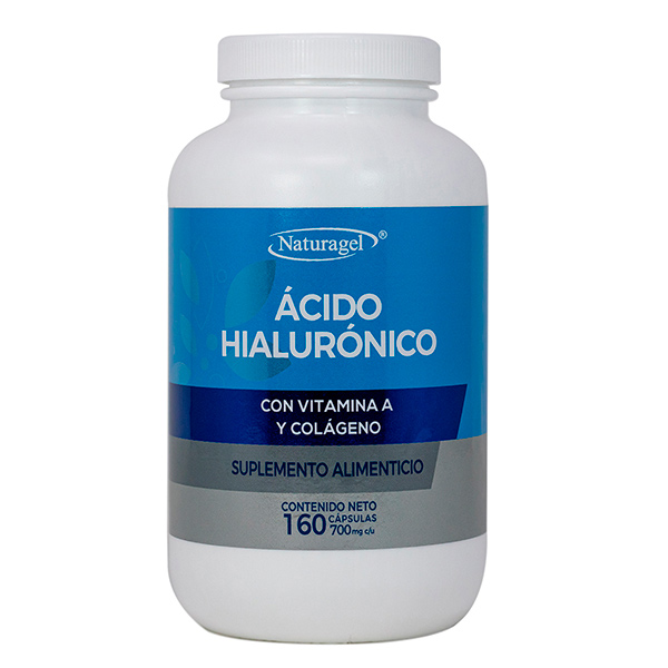 Acido Hialurónico con Vitamina A y Colágeno Naturagel Paquete de 3 frascos