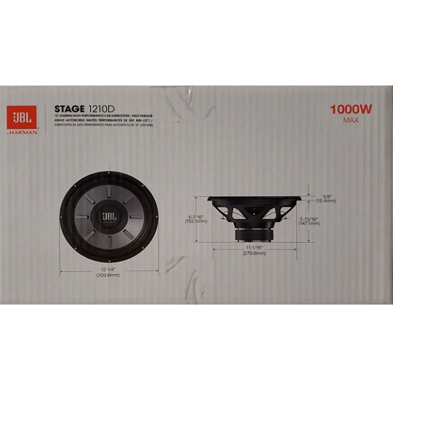 Woofer De 12 Jbl Stage1210d Doble Bobina 1000watts