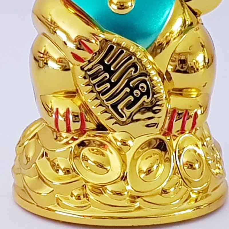 Gato De La Suerte O Fortuna-11 Cm Alto(2 Piezas)