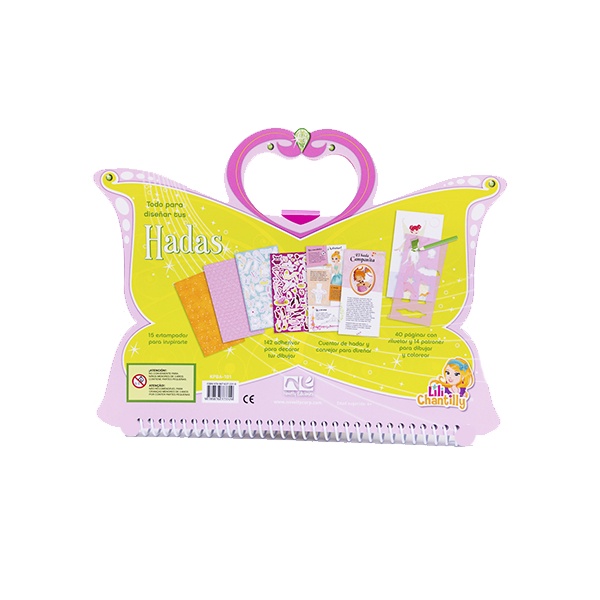 Libro de Dibujo Lili Chantilly Todo Para Diseñar Tus Hadas - Novelty