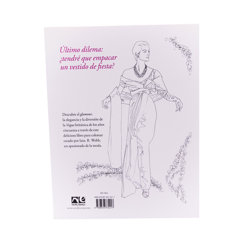 Libro de Dibujo Vogue para Pintar - Novelty