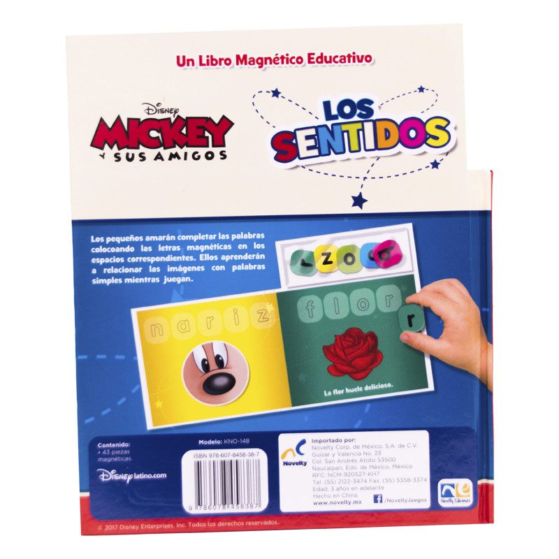 Mini Libro Magnético Los Sentidos - Novelty