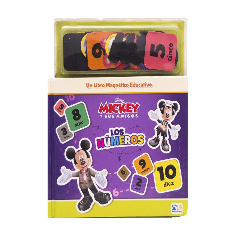 Novelty, Mini Libro Magnético Disney Los Números, Libro Educativo – Novelty  Corp