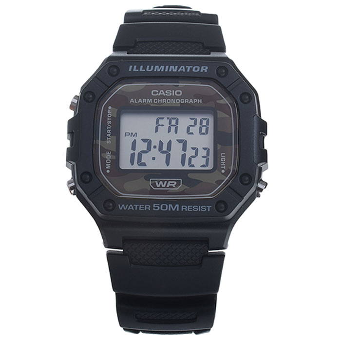 Reloj Casio Hombre Digital Casual Negro W218H5BVCF