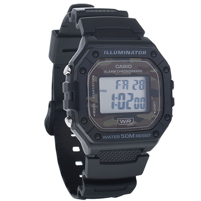 Reloj Casio Hombre Digital Casual Negro W218H5BVCF