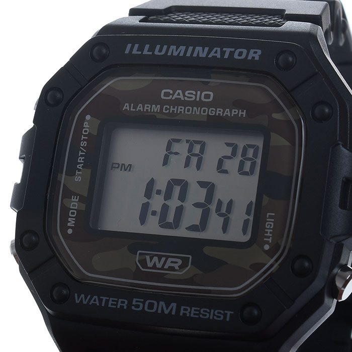 Reloj Casio Hombre Digital Casual Negro W218H5BVCF