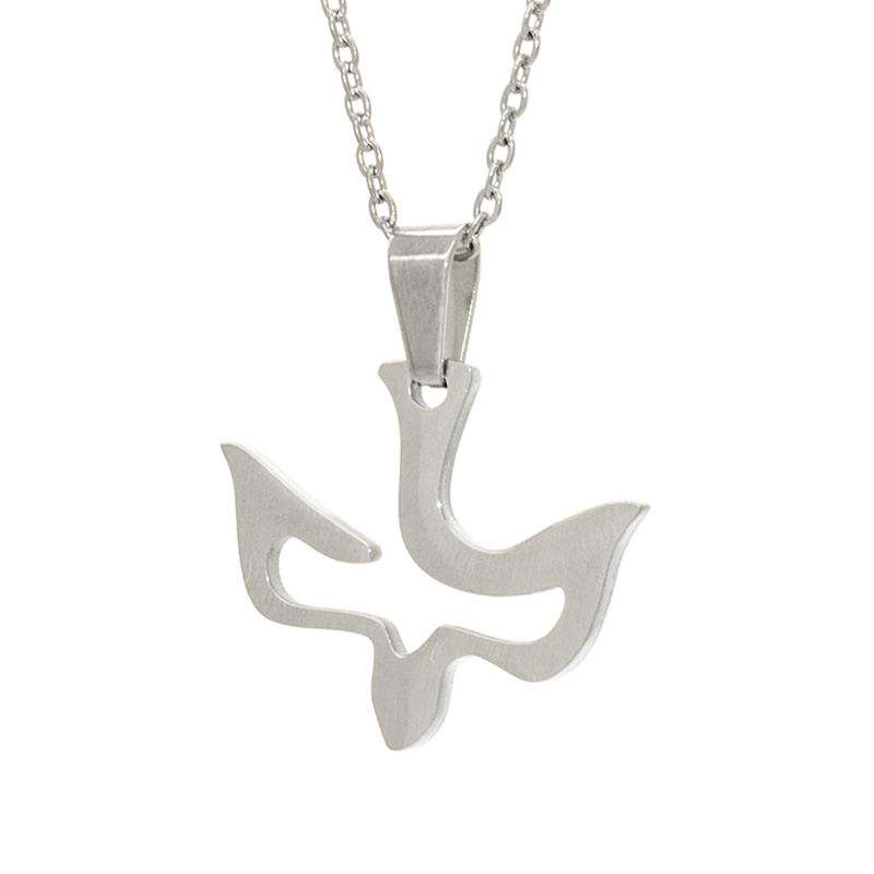 Dije de paloma espíritu santo en acero