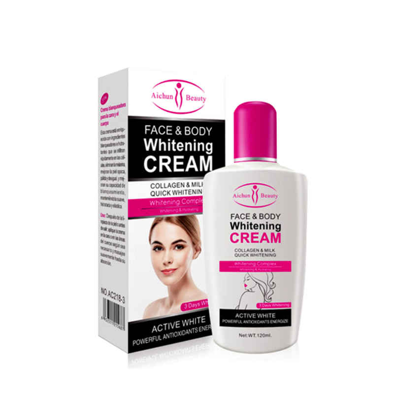 Kit Aclara Crema Blanqueadora Desodorante Crema Corporal 3pz