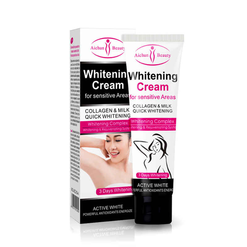 Kit Aclara Crema Blanqueadora Desodorante Crema Corporal 3pz