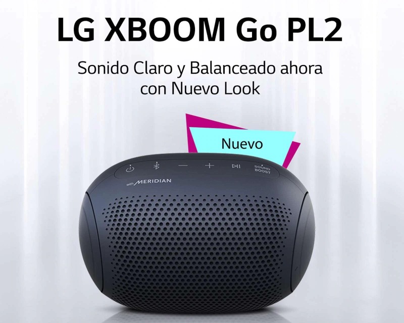 Bocina Inalámbrica LG PL2 Bluetooth negra ALB