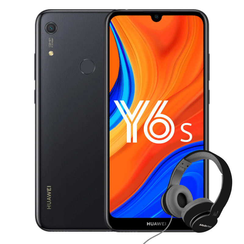 Celular HUAWEI Y6s 32GB 3GB - Dual Sim - Negro + Audifonos