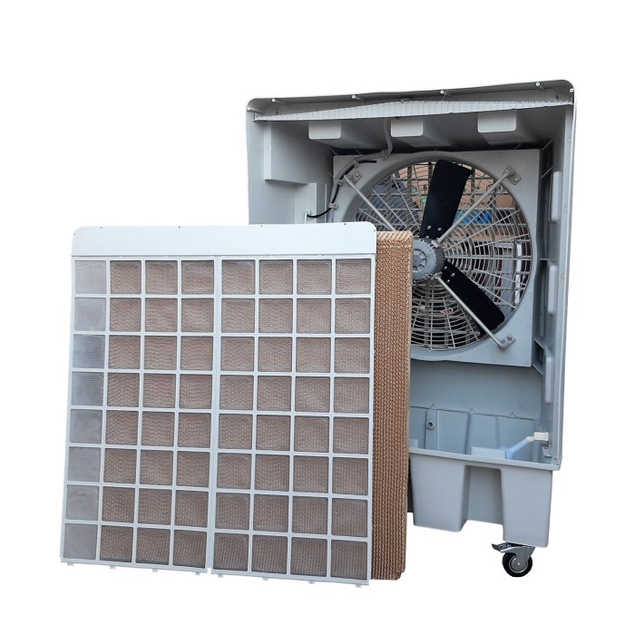 Enfriador de Aire Evaporativo Portatil Industrial 10,590 CFM / 18,000 M3H