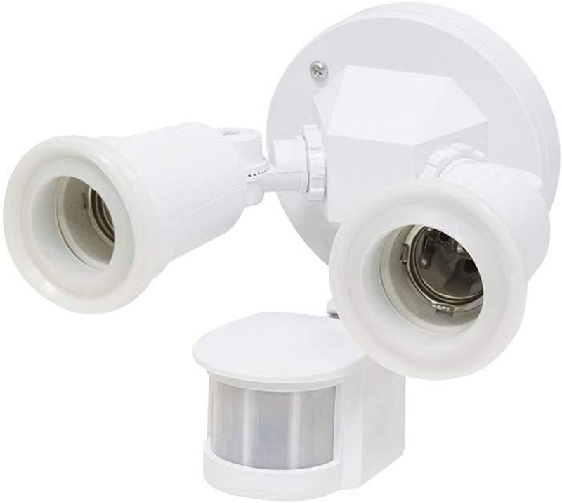 Doble Portalámpara Sensor De Movimiento Focos Sanelec