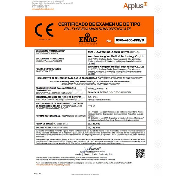 10 piezas Cubrebocas KN95 Certificado FDA ISO CE color gris con 5 capas  Empaque individual máxima protección FFP2 