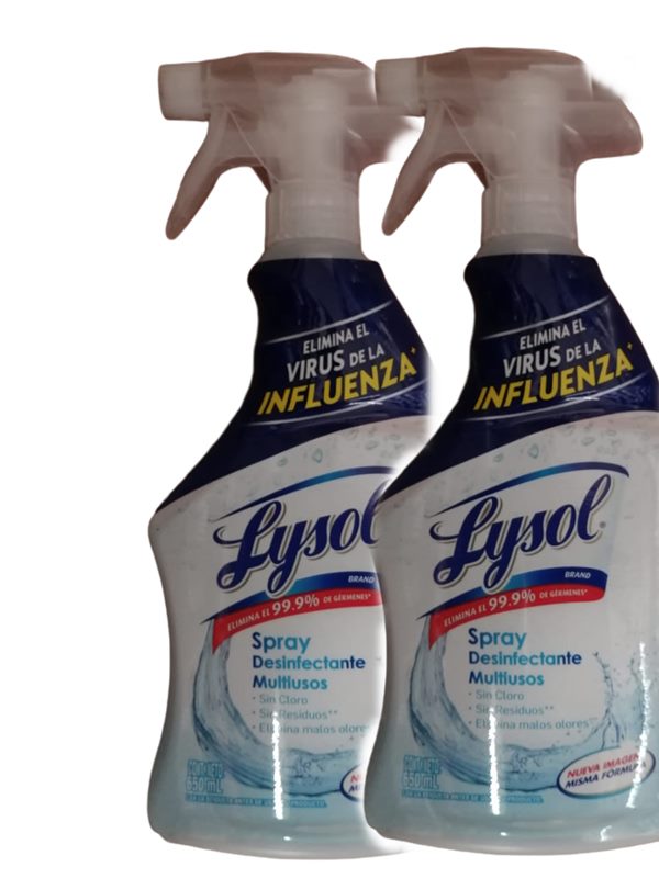 lysol desinfectante antibacteriano líquido 650ml 2pack