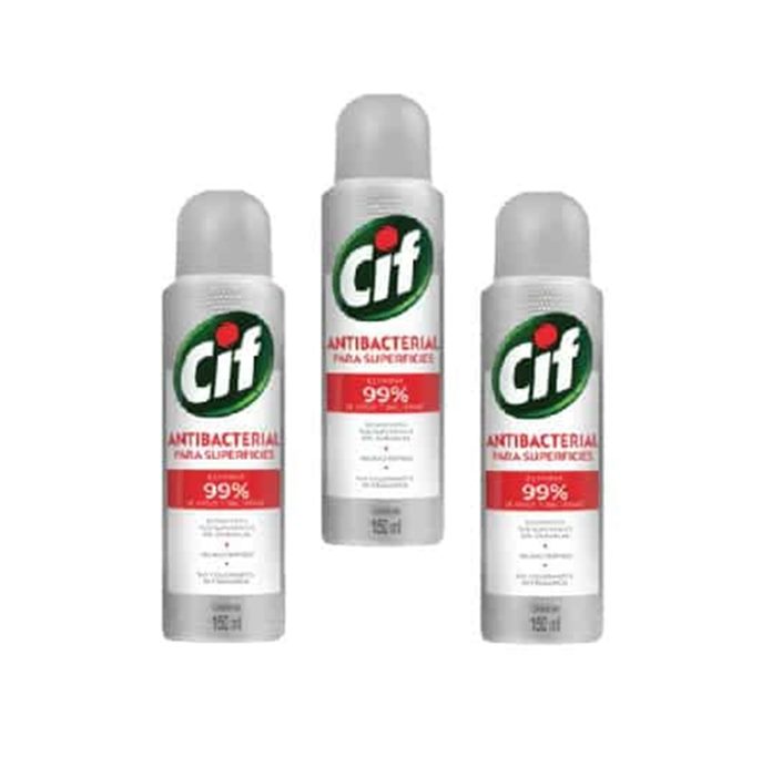 Desinfectante antibacterial para multi superficies personal 3 pack  CIF