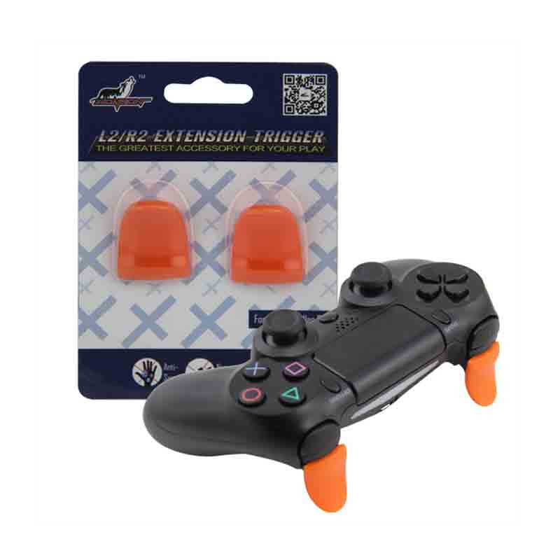 PS4 Gatillos L2 y R2 Modificados Para Control PlayStation 4 / Slim / Pro (Naranja)
