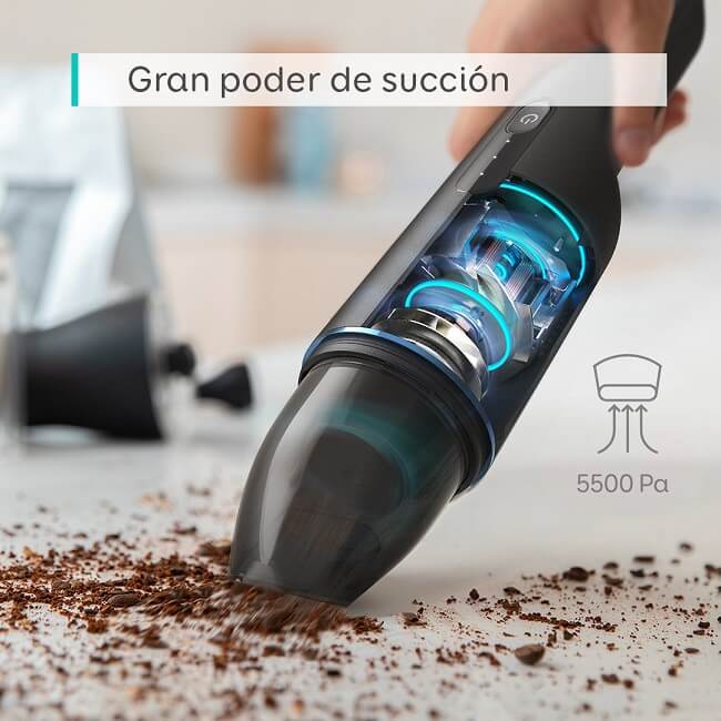 Aspiradora de mano Eufy Homevac H11 5.500Pa Potencia