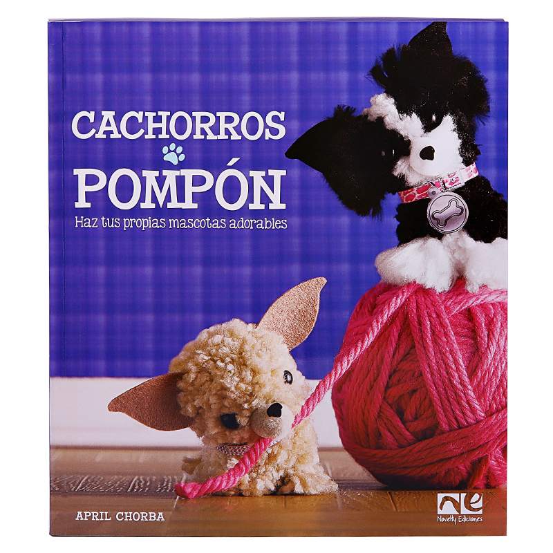 Libro de Manualidades para Hacer Cachorros con Pompones - Novelty