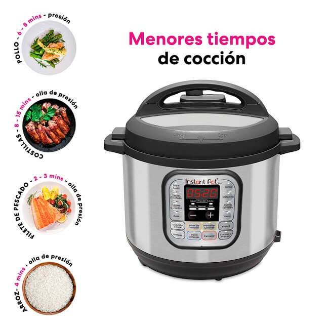 Olla de presión multifuncional eléctrica Instant Pot Duo 80 (8 litros)