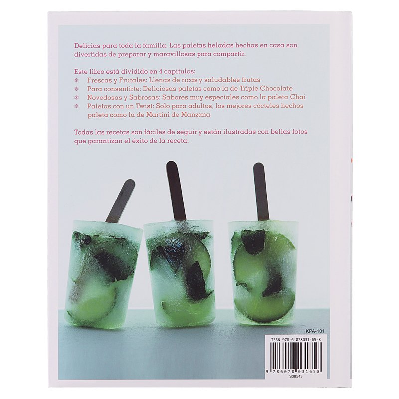 Libro de Cocina Ice Pop - Novelty