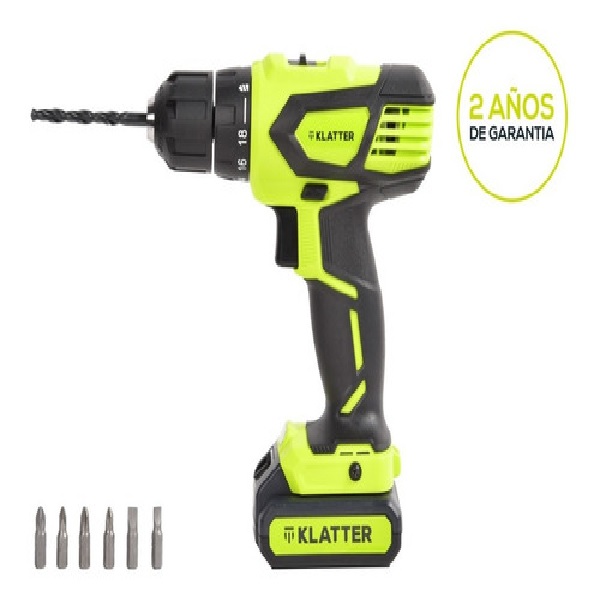 Taladro Eléctrico - Klatter - Inalámbrico 14.4v