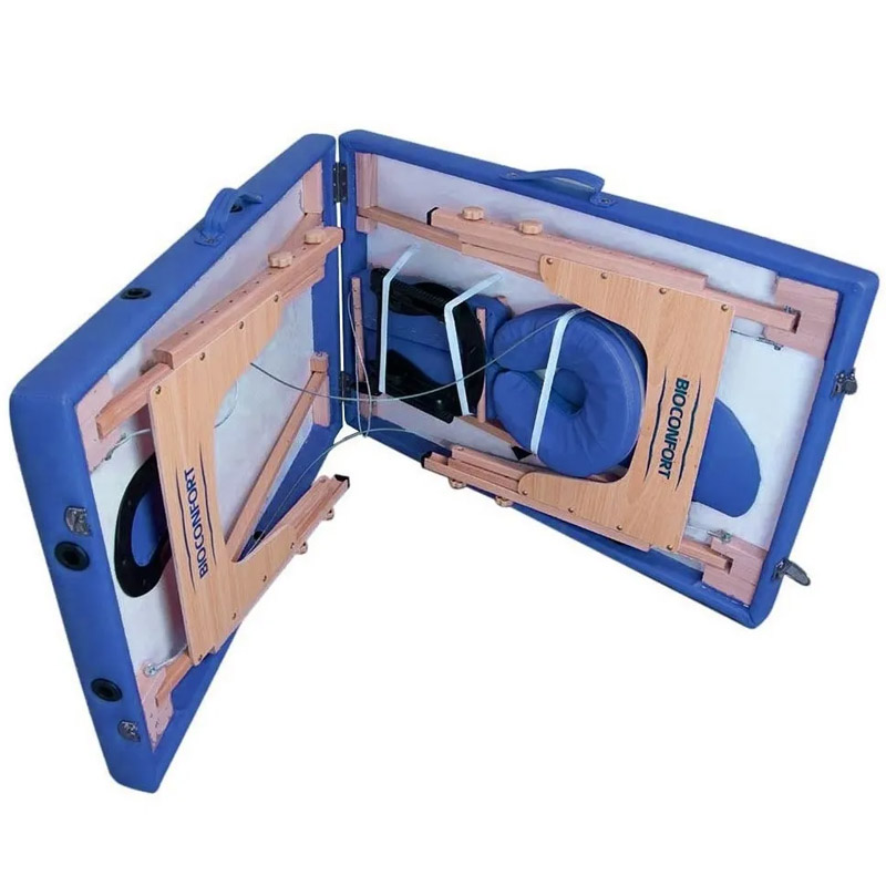 Cama De Masaje Camilla Plegable 150 kg Reclinable Fisioterapia Faciales Spa Azul Nanofort