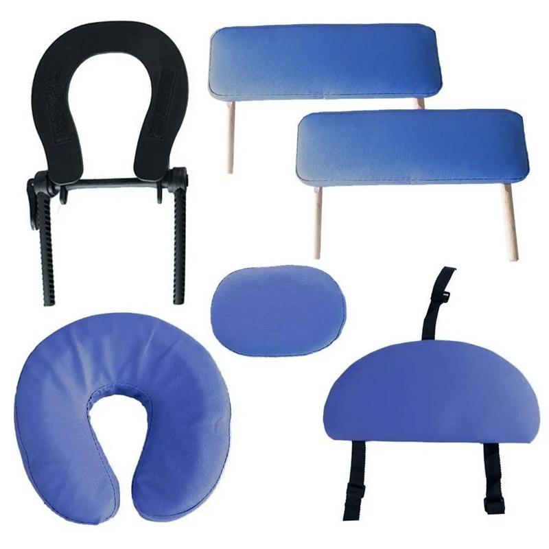 Cama De Masaje Camilla Plegable 150 kg Reclinable Fisioterapia Faciales Spa Azul Nanofort