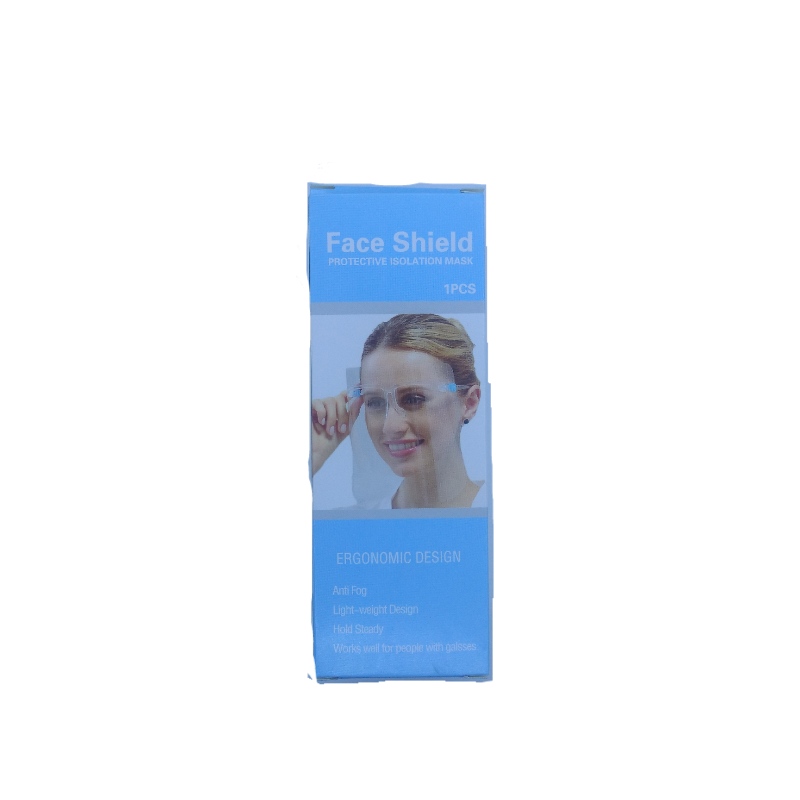 Careta Facial Protectora con Soporte de Lentes y mica transparente original, Face Shield.