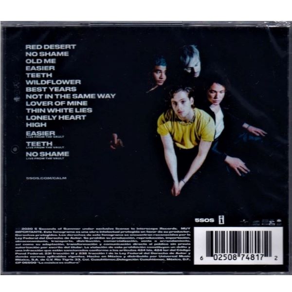 CD 5 Seconds of Summer ~ Calm